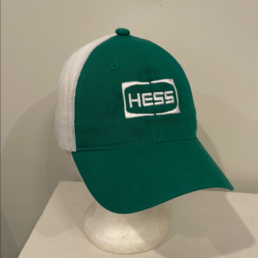 HESS Green & White Truckers/Baseball Cap